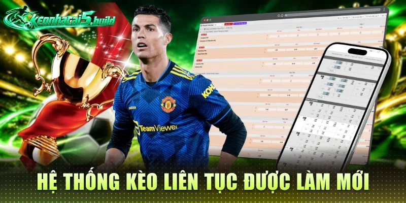 Hệ thống kèo phong phú liên tục được làm mới